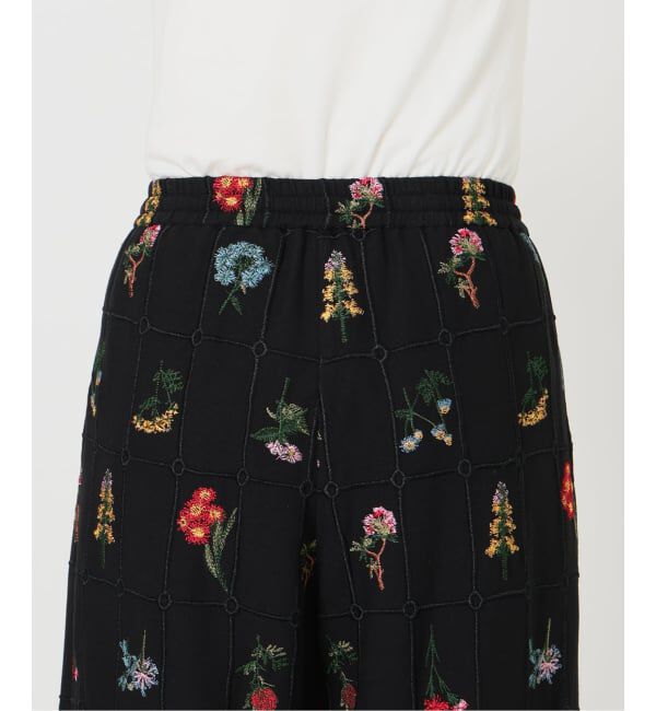 SLOBE IENA「《WEB限定/追加予約》embroideryメッシュパンツ」|その他|