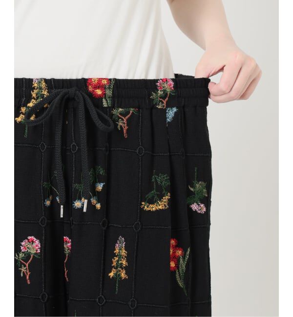 SLOBE IENA「《WEB限定/追加予約》embroideryメッシュパンツ」|その他|