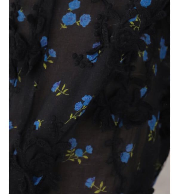 SLOBE IENA「crinkle crinkle crinkle sheer flower easy pants  CC-4546」|その他|