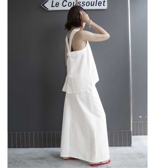 IENA「《一部店舗限定》Maison IENA デニムキャミブラウス」|シャツ・ブラウス|