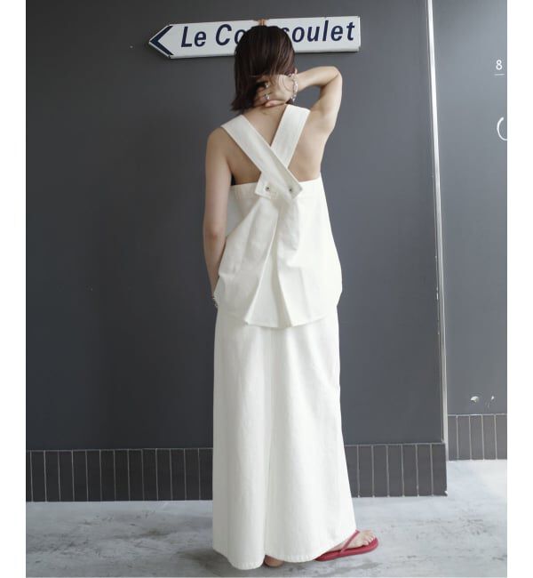 IENA「《一部店舗限定》Maison IENA デニムキャミブラウス」|シャツ・ブラウス|