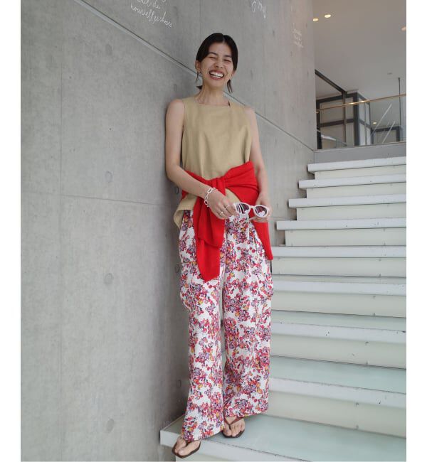 IENA「《一部店舗限定》Maison IENA デニムキャミブラウス」|シャツ・ブラウス|