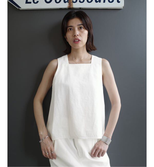 IENA「《一部店舗限定》Maison IENA デニムキャミブラウス」|シャツ・ブラウス|