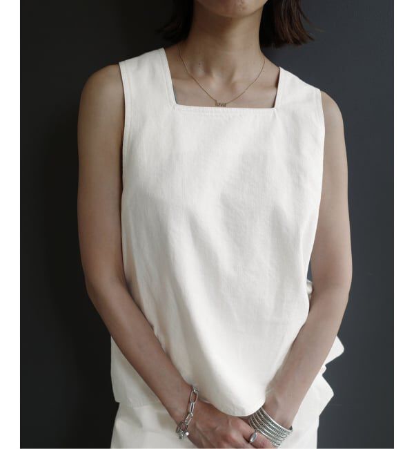IENA「《一部店舗限定》Maison IENA デニムキャミブラウス」|シャツ・ブラウス|