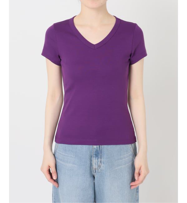 IENA「FLORE FLORE/フローレフローレ JILL BABY TEE Tシャツ  JIL-BT」|Tシャツ・カットソー|