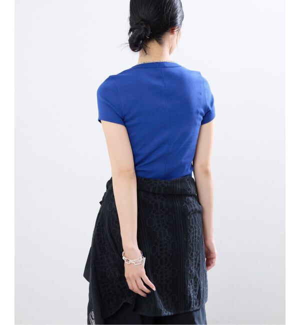 IENA「FLORE FLORE/フローレフローレ JILL BABY TEE Tシャツ  JIL-BT」|Tシャツ・カットソー|