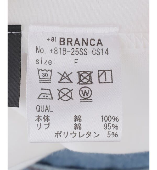 SLOBE IENA「+81 BRANCA/ハチイチブランカ  Mickey Tee +81B-25SS-CL4A」|Tシャツ・カットソー|