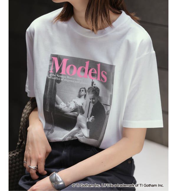 SLOBE IENA「《追加》GOOD ROCK SPEED SLOBE別注 LIFE PICTURE COLLECTION MODELS フォトTEE」|Tシャツ・カットソー|ホワイト