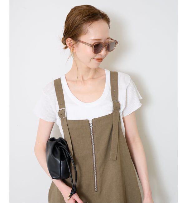 SLOBE IENA「《追加》CaRouseLamBRa/ケラウズランブラ シアーリブTシャツ 261-466SO」|Tシャツ・カットソー|