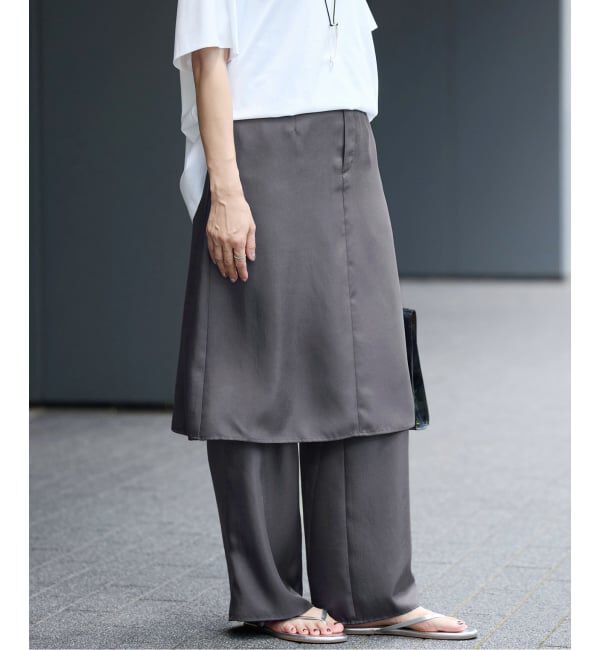 IENA「レイヤースカートセットイージーパンツ」|その他|