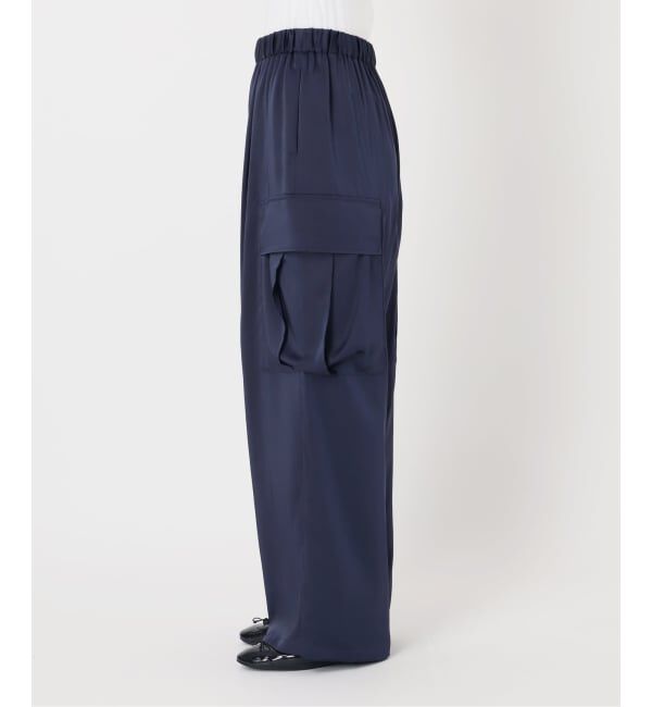 IENA「《一部店舗限定》Maison IENA サテンカーゴパンツ」|カーゴ|