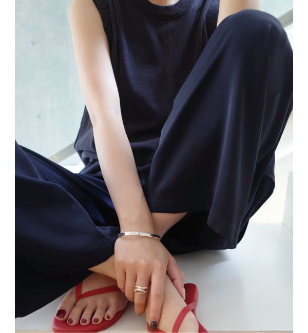 IENA「《一部店舗限定》Maison IENA サテンカーゴパンツ」|カーゴ|
