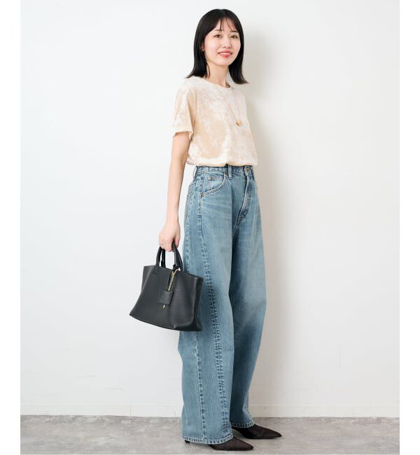 SLOBE IENA「メッシュベロアプルオーバー」|Tシャツ・カットソー|