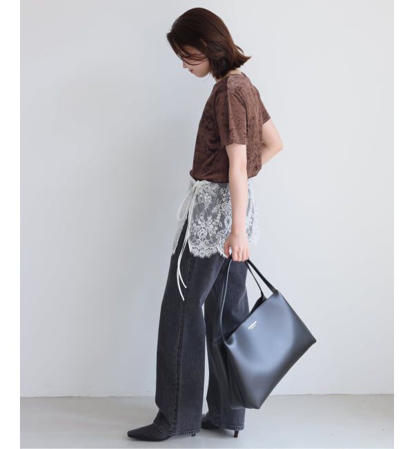 SLOBE IENA「メッシュベロアプルオーバー」|Tシャツ・カットソー|