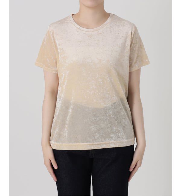SLOBE IENA「メッシュベロアプルオーバー」|Tシャツ・カットソー|