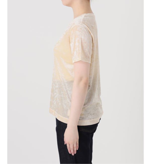 SLOBE IENA「メッシュベロアプルオーバー」|Tシャツ・カットソー|
