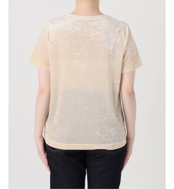 SLOBE IENA「メッシュベロアプルオーバー」|Tシャツ・カットソー|