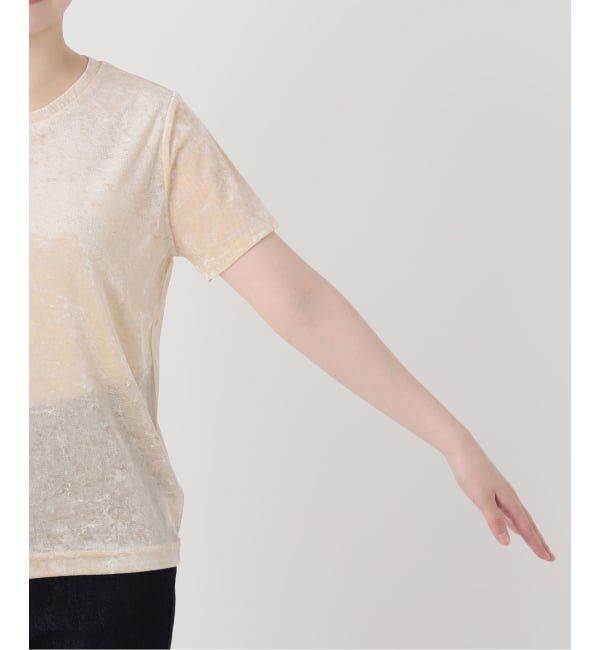 SLOBE IENA「メッシュベロアプルオーバー」|Tシャツ・カットソー|
