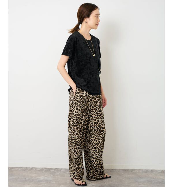 SLOBE IENA「メッシュベロアプルオーバー」|Tシャツ・カットソー|