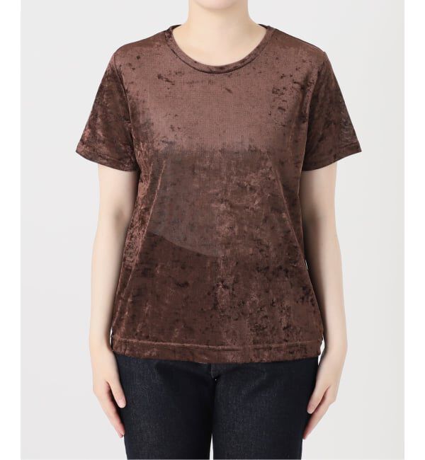 SLOBE IENA「メッシュベロアプルオーバー」|Tシャツ・カットソー|