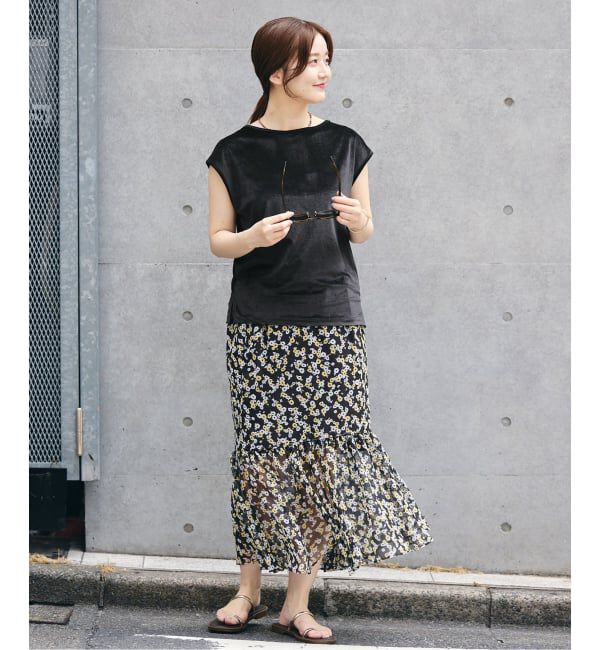 IENA「シアーベロアヘンリーノースリーブ」|Tシャツ・カットソー|