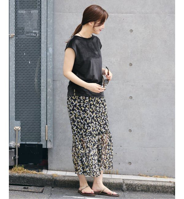 IENA「シアーベロアヘンリーノースリーブ」|Tシャツ・カットソー|