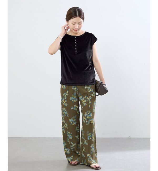 IENA「シアーベロアヘンリーノースリーブ」|Tシャツ・カットソー|