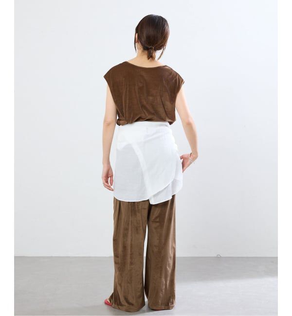 IENA「シアーベロアヘンリーノースリーブ」|Tシャツ・カットソー|