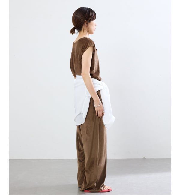 IENA「シアーベロアヘンリーノースリーブ」|Tシャツ・カットソー|