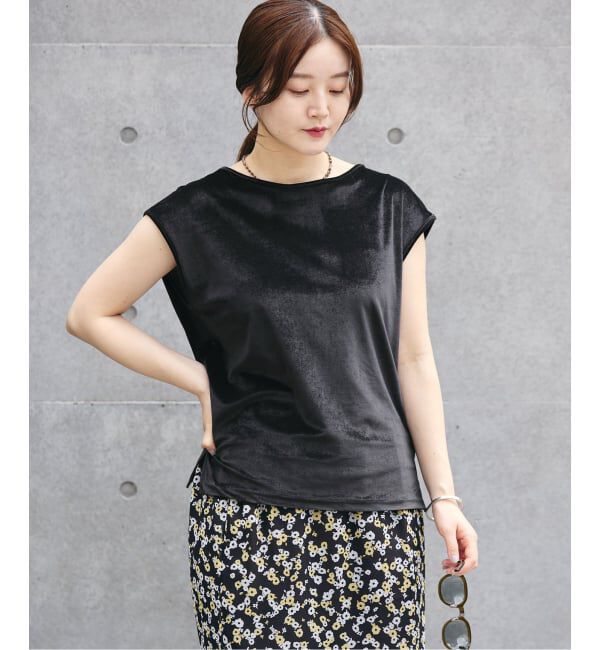 IENA「シアーベロアヘンリーノースリーブ」|Tシャツ・カットソー|