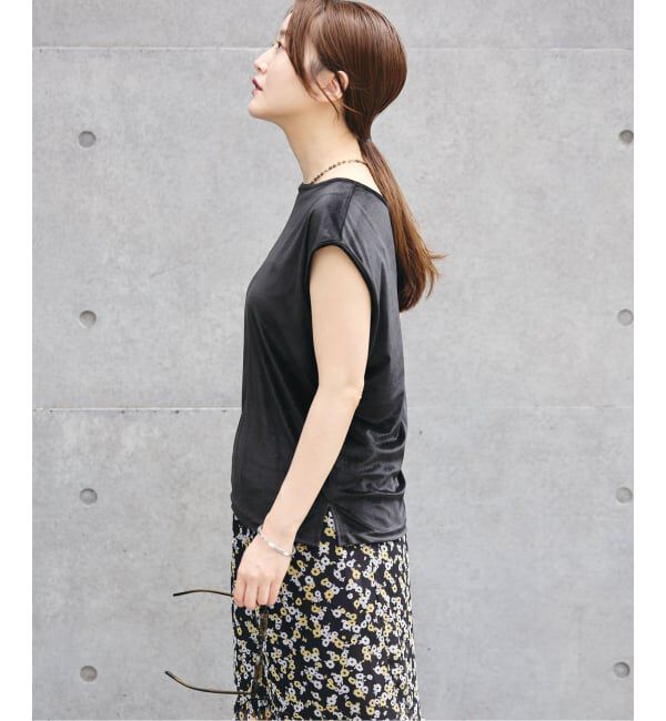 IENA「シアーベロアヘンリーノースリーブ」|Tシャツ・カットソー|
