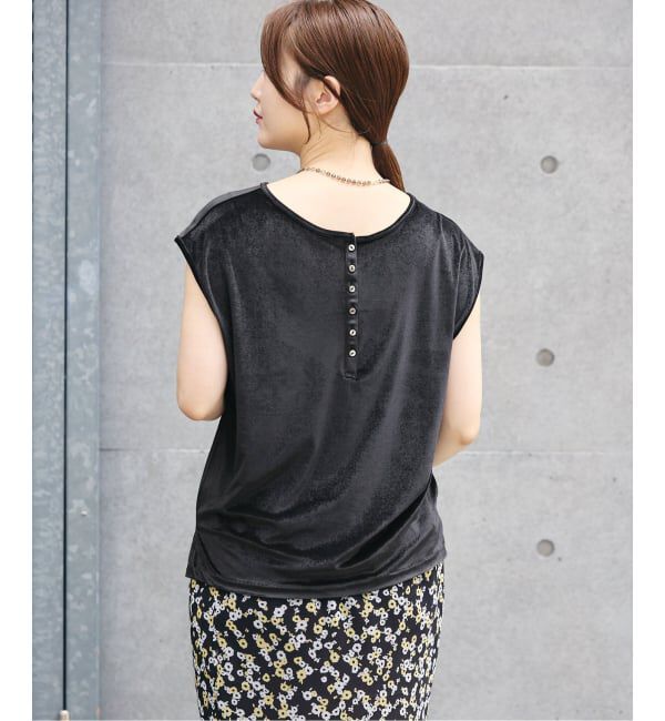 IENA「シアーベロアヘンリーノースリーブ」|Tシャツ・カットソー|
