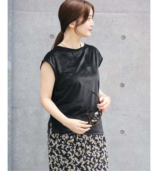 IENA「シアーベロアヘンリーノースリーブ」|Tシャツ・カットソー|