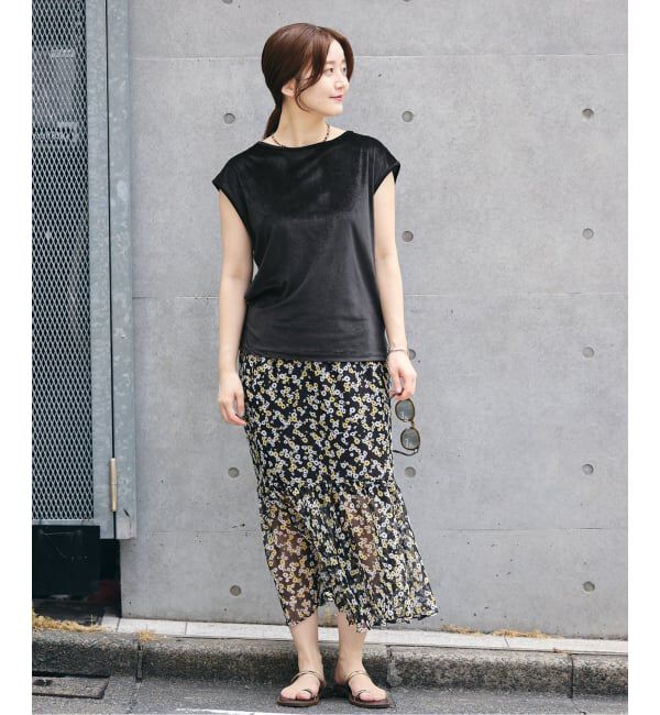 IENA「シアーベロアヘンリーノースリーブ」|Tシャツ・カットソー|