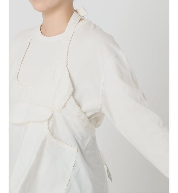 SLOBE IENA「《予約》crinkle crinkle crinkle apron gilet blouse CC-5006」|シャツ・ブラウス|