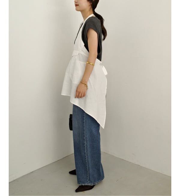 SLOBE IENA「《予約》crinkle crinkle crinkle apron gilet blouse CC-5006」|シャツ・ブラウス|