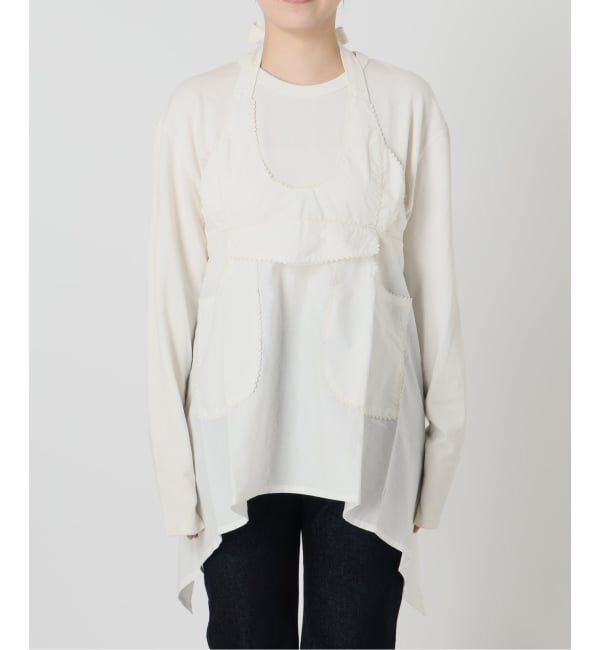 SLOBE IENA「《予約》crinkle crinkle crinkle apron gilet blouse CC-5006」|シャツ・ブラウス|