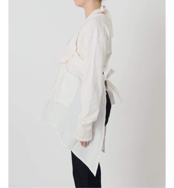 SLOBE IENA「《予約》crinkle crinkle crinkle apron gilet blouse CC-5006」|シャツ・ブラウス|