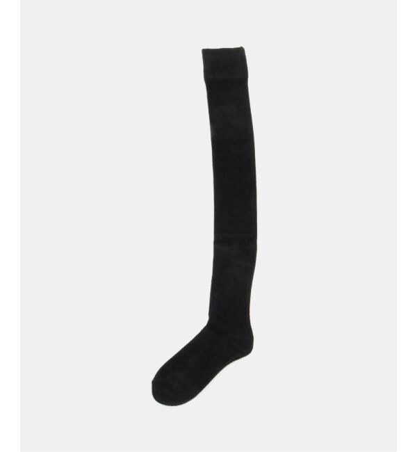 IENA「MARCOMONDE/マルコモンド beer hill sox 靴下 120N/RA-65G」|ソックス|ブラック