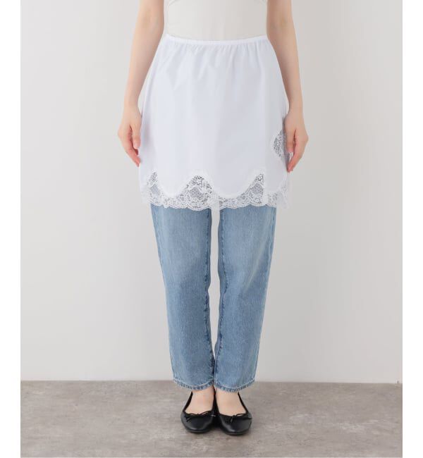 SLOBE IENA「gimaguas/ギマガス レーススカート KATALIN SKIRT」|スカート|ホワイト