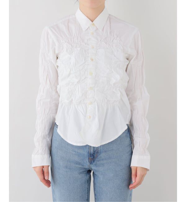 SLOBE IENA「gimaguas/ギマガス シャーリングシャツ LUPA SHIRT」|シャツ・ブラウス|ホワイト