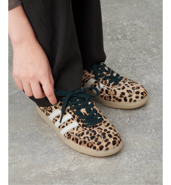 SLOBE IENA「《追加》adidas/アディダス SAMBA OG W LEOPARD KI6674」|スニーカー|キャメル