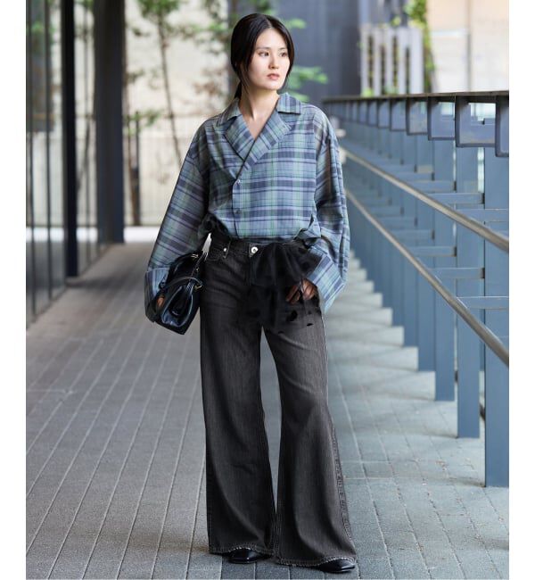 IENA「《予約》upper hights/アッパーハイツ 別注 THE AUDREY デニムパンツ」|デニム|