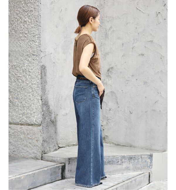 IENA「《予約》upper hights/アッパーハイツ 別注 THE AUDREY デニムパンツ」|デニム|