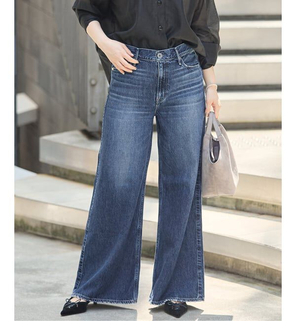 IENA「《予約》upper hights/アッパーハイツ 別注 THE AUDREY デニムパンツ」|デニム|ブルー A