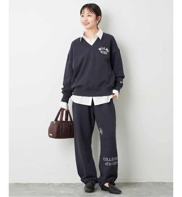 SLOBE IENA「《予約》COLLEGIATE PACIFIC SLOBE別注 Vネックスウェット」|スウェット・ジャージ|
