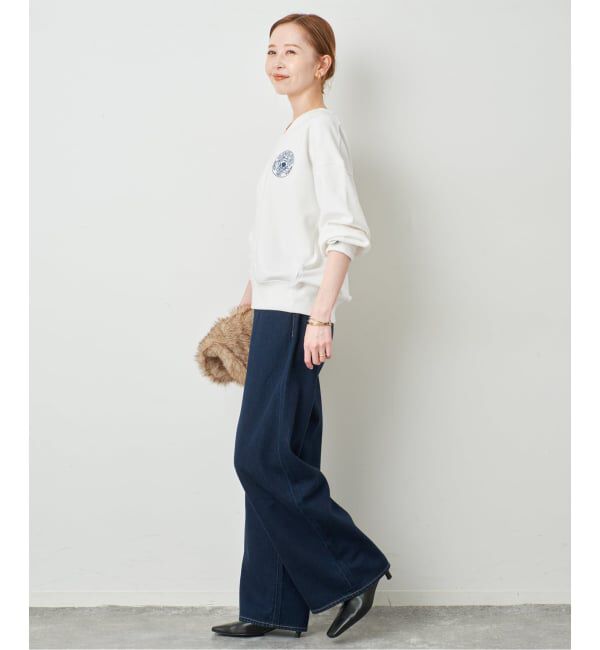 SLOBE IENA「《予約》COLLEGIATE PACIFIC SLOBE別注 Vネックスウェット」|スウェット・ジャージ|
