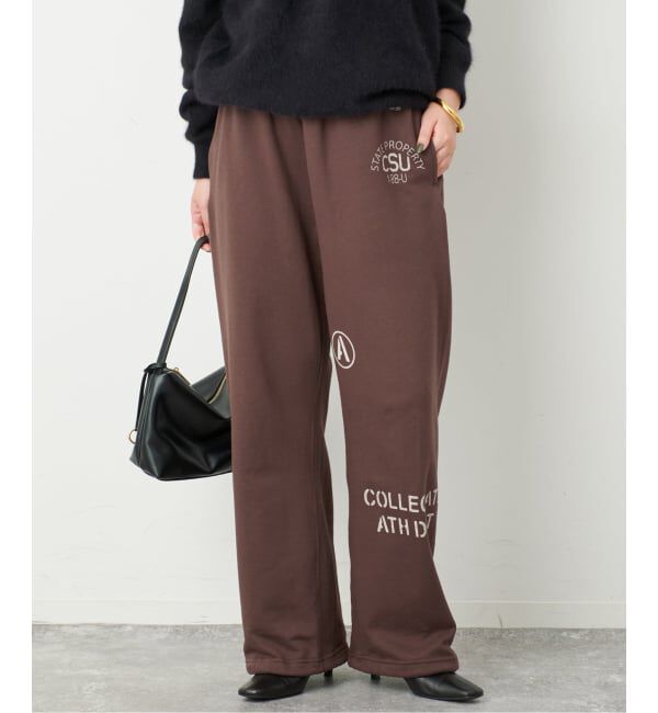 SLOBE IENA「《予約》COLLEGIATE PACIFIC SLOBE別注 スウェットパンツ」|その他|ブラウン