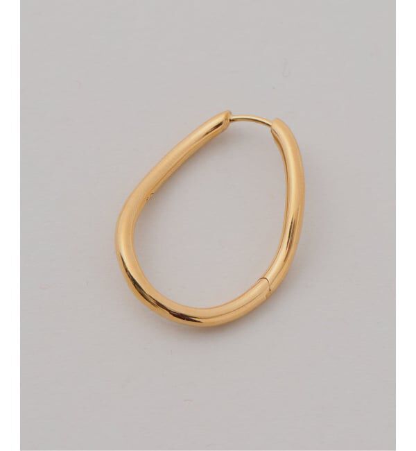 VERMEIL par iena「JOSEPHINE STUDIO ジョセフィン・ストゥディオ Thorn  Hoop Oval Plated」|ピアス|