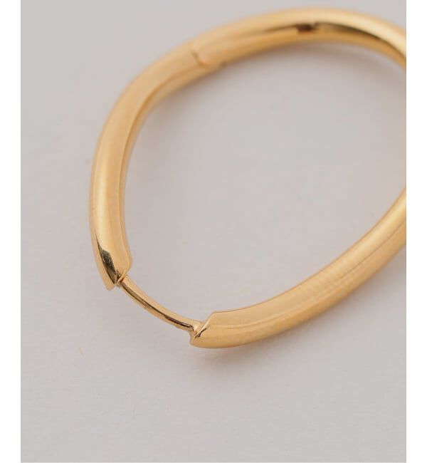 VERMEIL par iena「JOSEPHINE STUDIO ジョセフィン・ストゥディオ Thorn  Hoop Oval Plated」|ピアス|